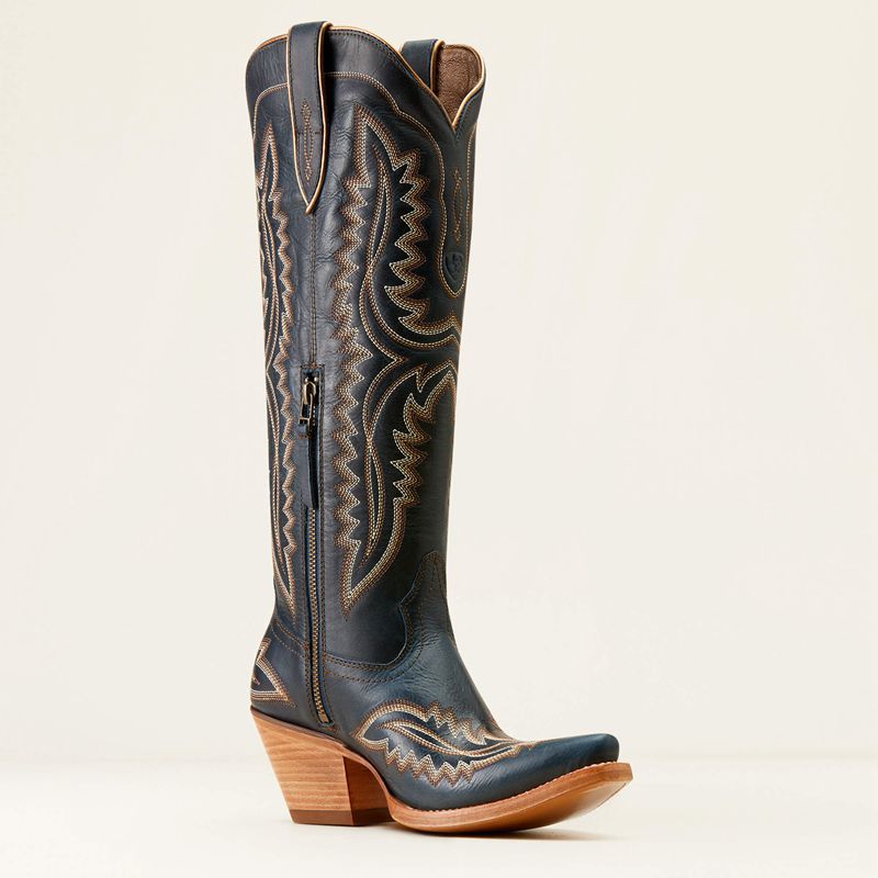 Ariat Casanova Western Boot Bleu Marine Femme | QFV-12990445