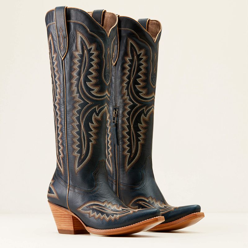 Ariat Casanova Western Boot Bleu Marine Femme | QFV-12990445