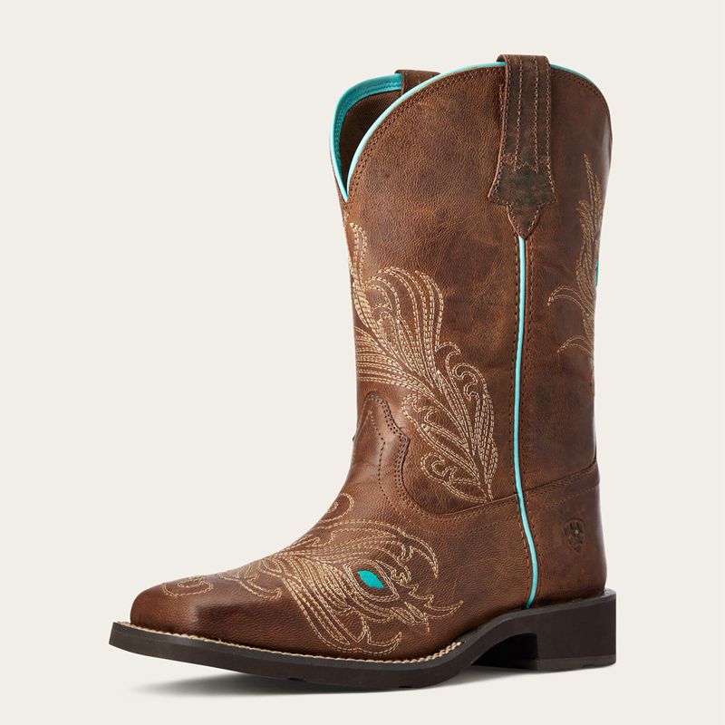 Ariat Bright Eyes Ii Western Boot Marron Femme | HFH-63625385