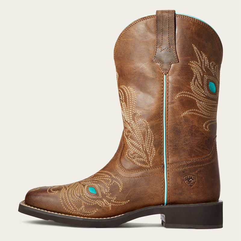 Ariat Bright Eyes Ii Western Boot Marron Femme | HFH-63625385