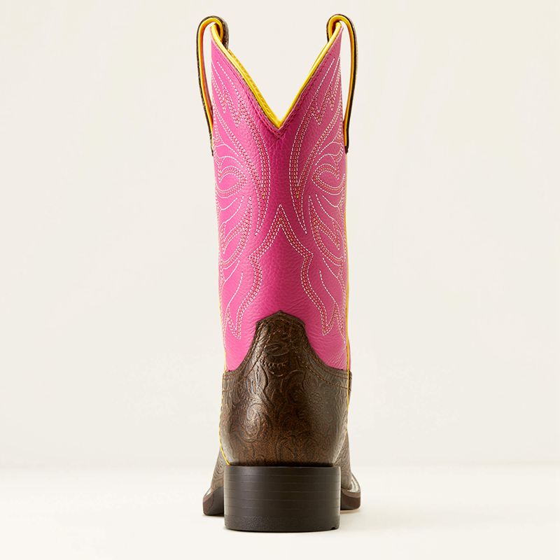 Ariat Buckley Western Boot Rose Femme | DBV-62597099