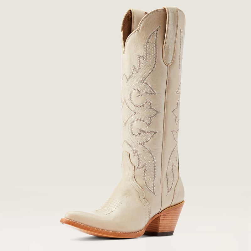 Ariat Belinda Stretchfit Western Boot Bone Femme | FJF-46417727