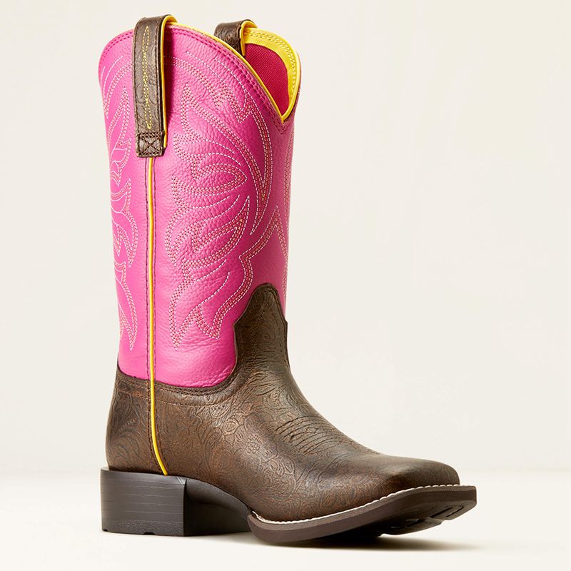 Ariat Buckley Western Boot Rose Femme | DBV-62597099