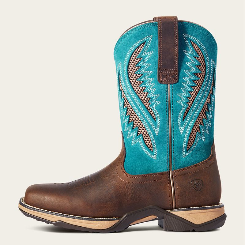 Ariat Anthem Venttek Western Boot Chocolat Femme | IQS-99081429