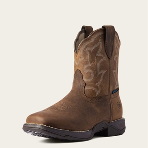 Ariat Anthem Shortie Ii Waterproof Western Boot Marron Femme | WLB-59595631