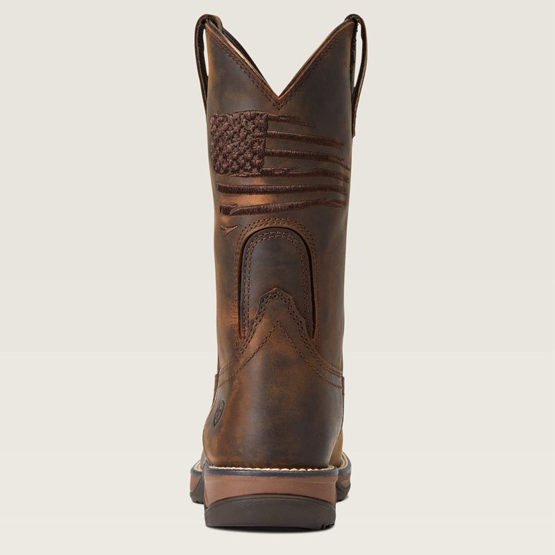 Ariat Anthem Patriot Western Boot Marron Femme | ZWT-23780608