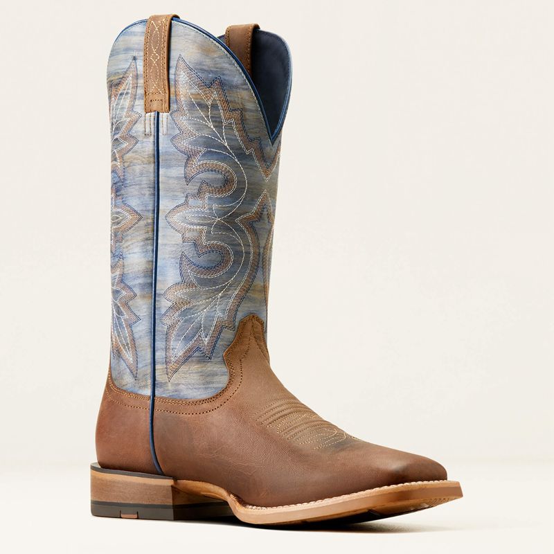 Ariat Standout Cowboy Boot Bleu Homme | DXY-57068850