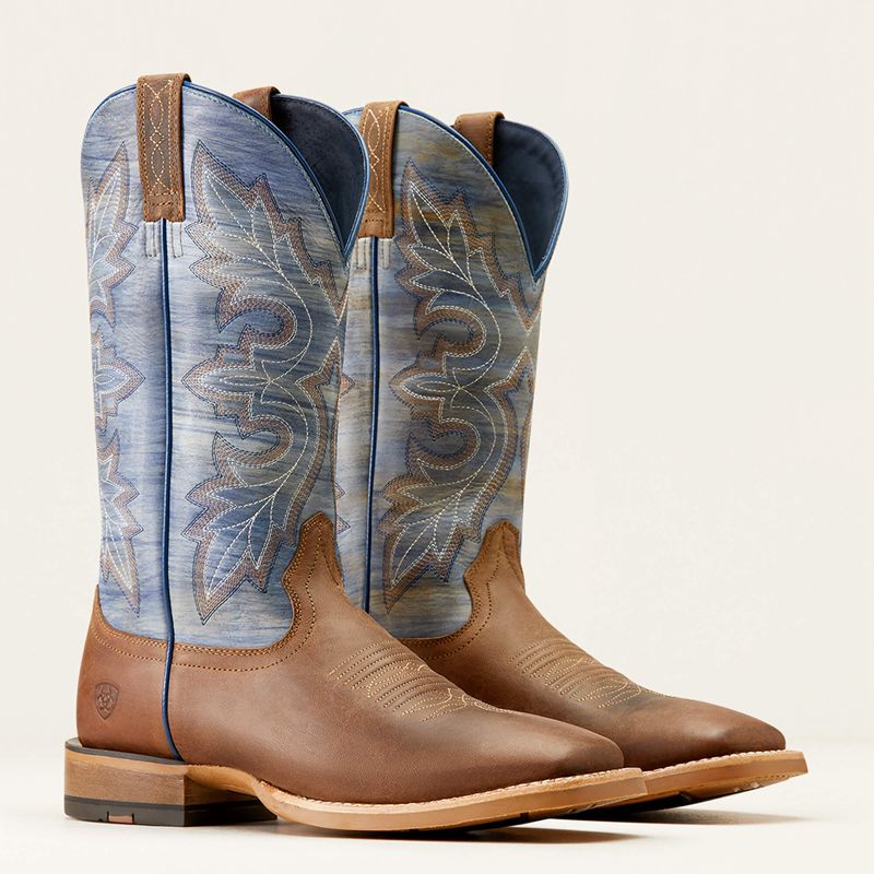 Ariat Standout Cowboy Boot Bleu Homme | DXY-57068850