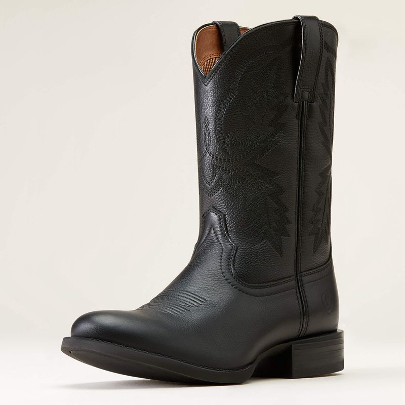 Ariat Sport Stratten Cowboy Boot Noir Homme | FCZ-70784599