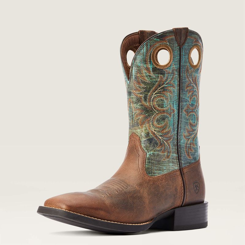 Ariat Sport Rodeo Western Boot Marron Homme | TGA-51662216