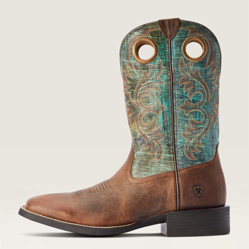 Ariat Sport Rodeo Western Boot Marron Homme | TGA-51662216