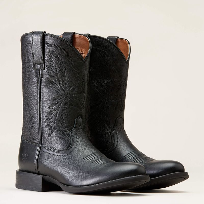 Ariat Sport Stratten Cowboy Boot Noir Homme | FCZ-70784599