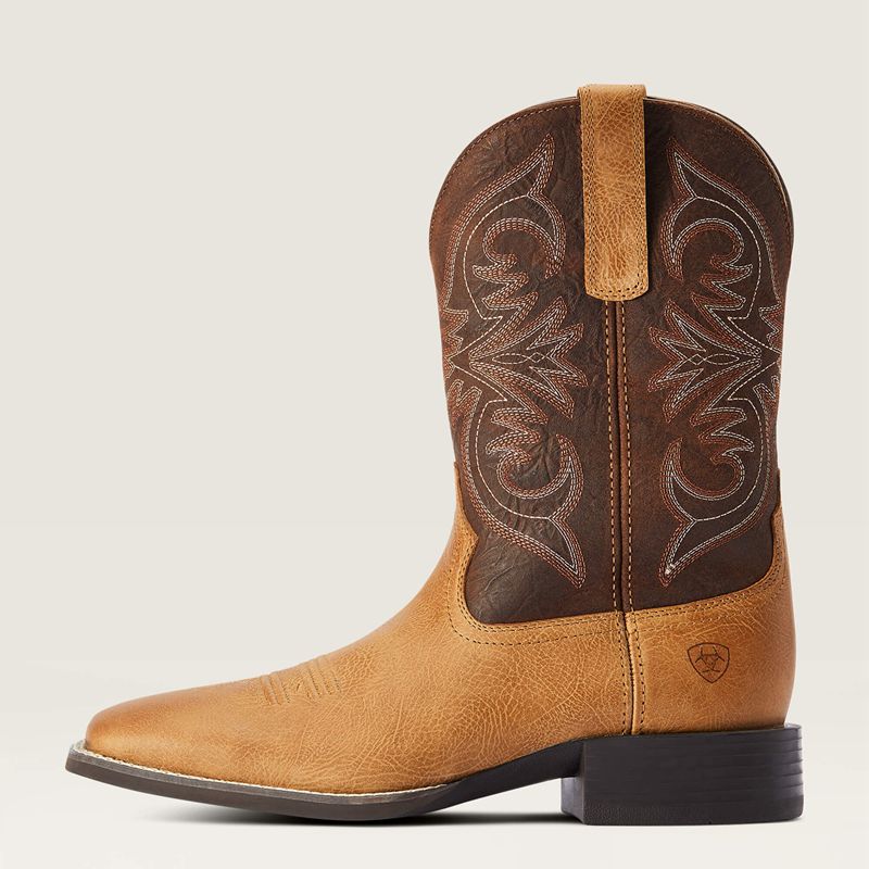 Ariat Sport Pardner Western Boot Matte Tan Buck Homme | QNG-17088837