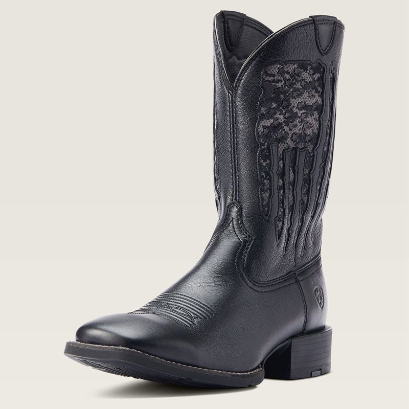 Ariat Sport My Country Venttek Western Boot Noir Homme | VKY-95915962