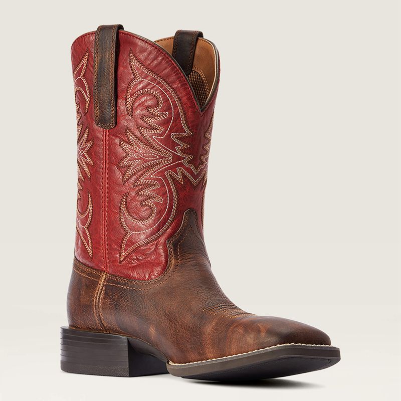 Ariat Sport Pardner Western Boot Marron Homme | LDZ-82747494