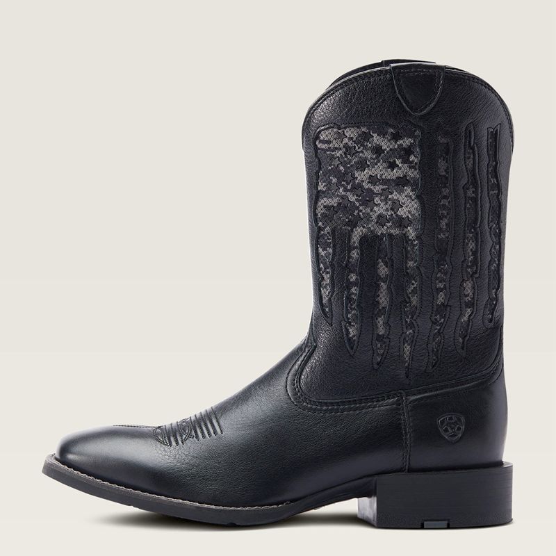 Ariat Sport My Country Venttek Western Boot Noir Homme | VKY-95915962