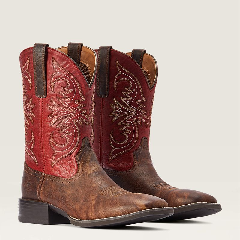 Ariat Sport Pardner Western Boot Marron Homme | LDZ-82747494