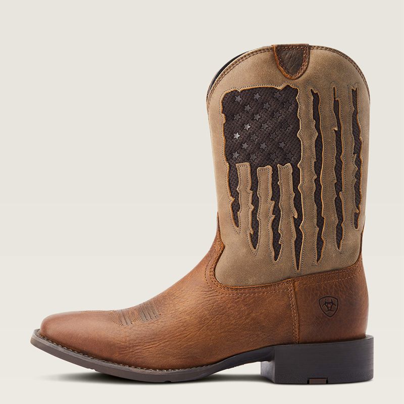 Ariat Sport My Country Venttek Western Boot Marron Homme | PRD-37584387