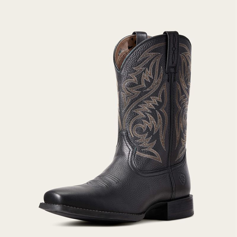 Ariat Sport Herdsman Western Boot Noir Homme | TVC-24059029