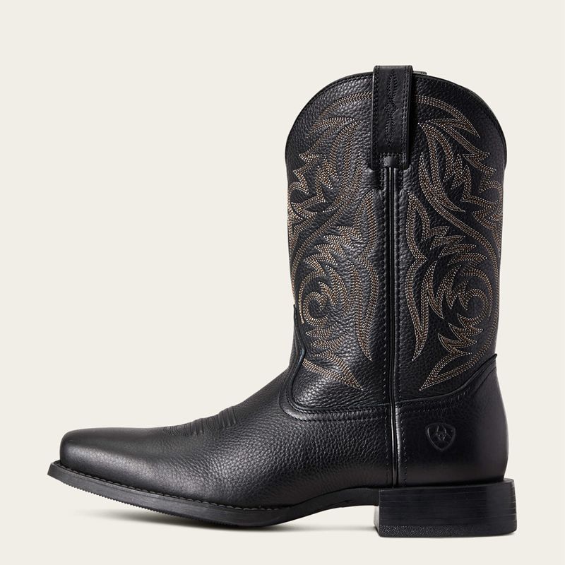 Ariat Sport Herdsman Western Boot Noir Homme | TVC-24059029