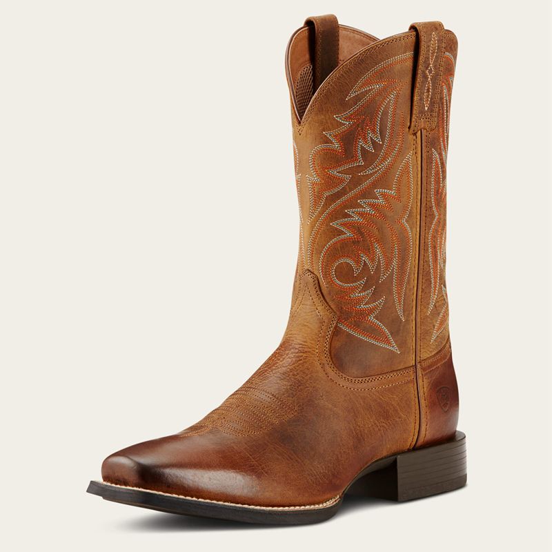 Ariat Sport Herdsman Cowboy Boot Marron Homme | PXO-81484756