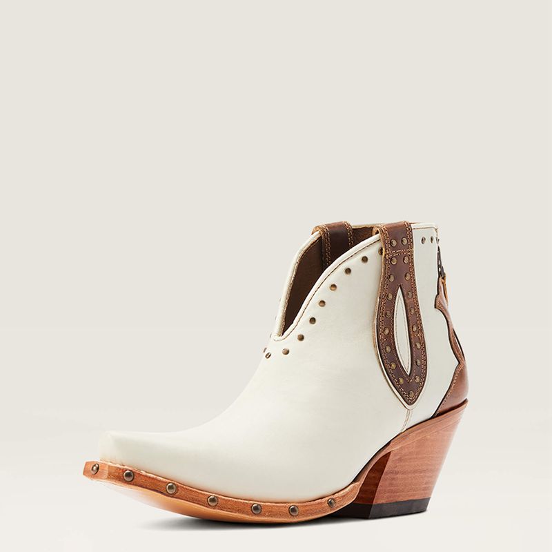 Ariat Greeley Western Boot Blanco Femme | HRL-81016985