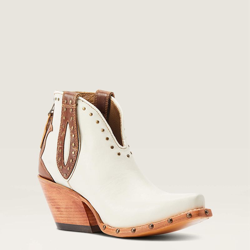 Ariat Greeley Western Boot Blanco Femme | HRL-81016985