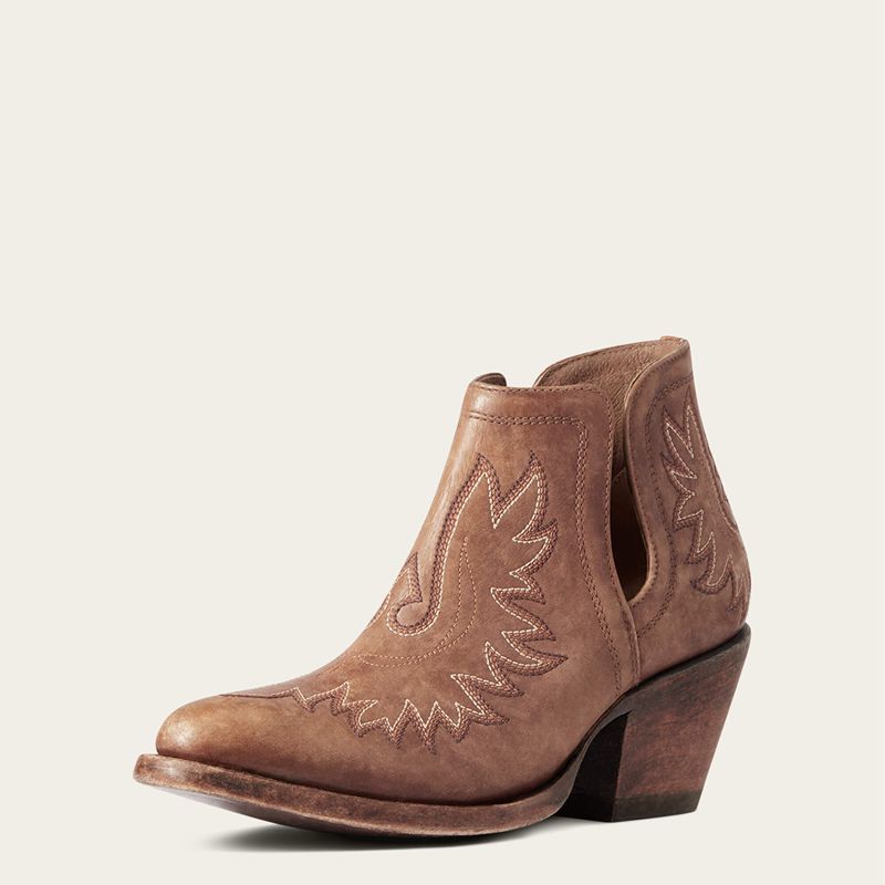 Ariat Dixon R Toe Western Boot Marron Femme | QUC-03685459