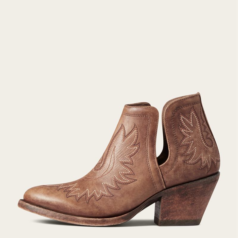 Ariat Dixon R Toe Western Boot Marron Femme | QUC-03685459