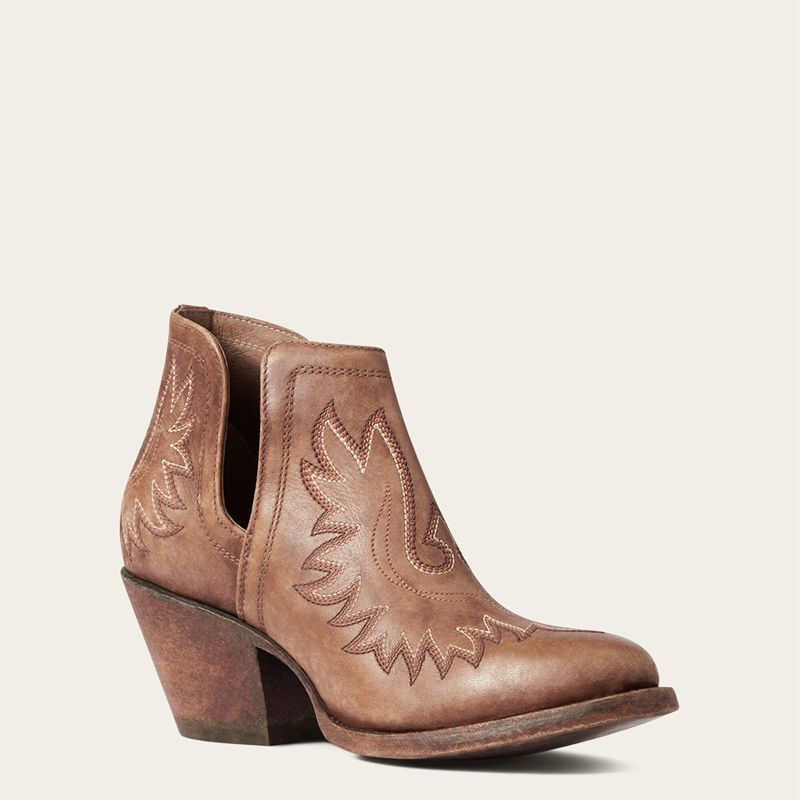 Ariat Dixon R Toe Western Boot Marron Femme | QUC-03685459