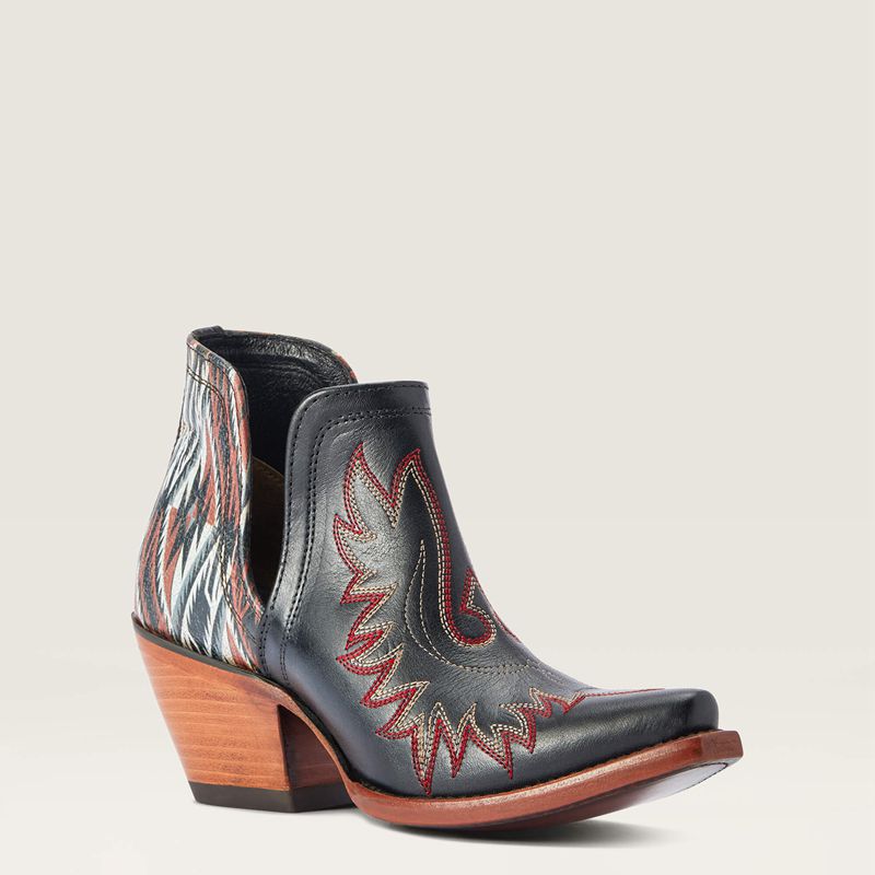 Ariat Dixon Chimayo Western Boot Noir Femme | OGS-13377879