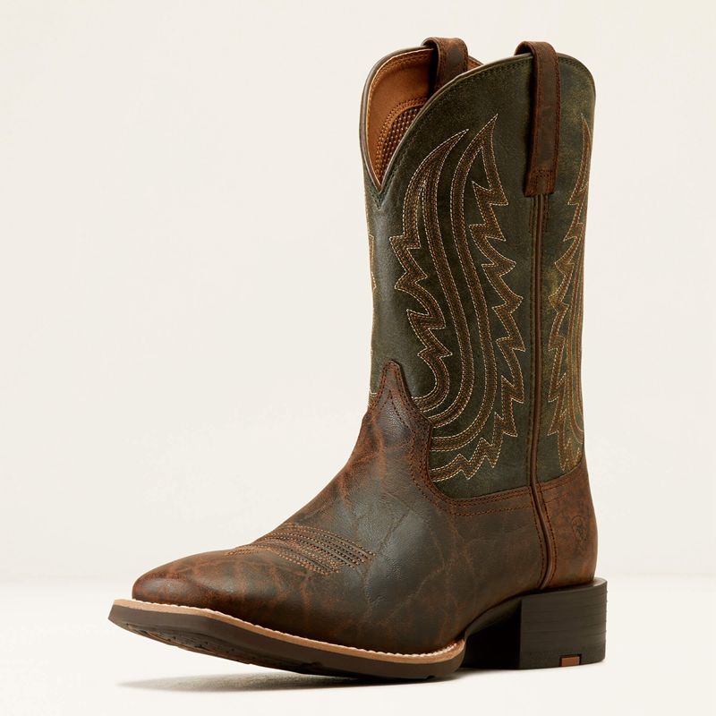 Ariat Sport Big Country Cowboy Boot Vert Homme | FMS-07657598