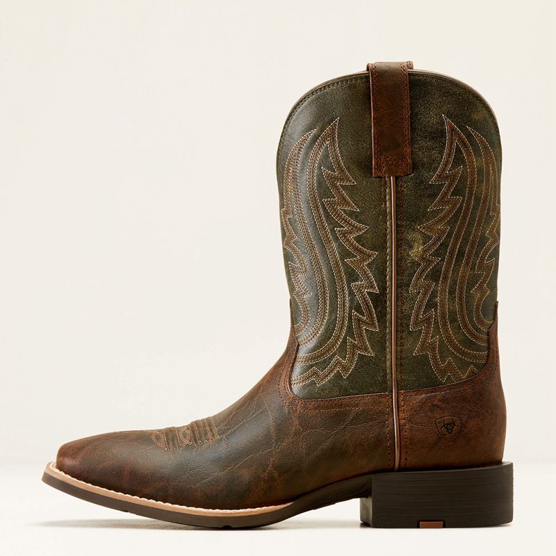 Ariat Sport Big Country Cowboy Boot Vert Homme | FMS-07657598