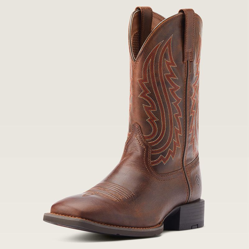 Ariat Sport Big Country Cowboy Boot Almond Buff Homme | TQI-02278731