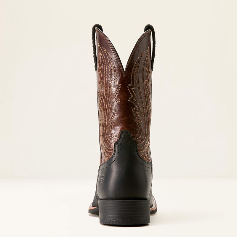 Ariat Sport Big Country Cowboy Boot Basic Black/Mahogany Homme | NFP-26480160