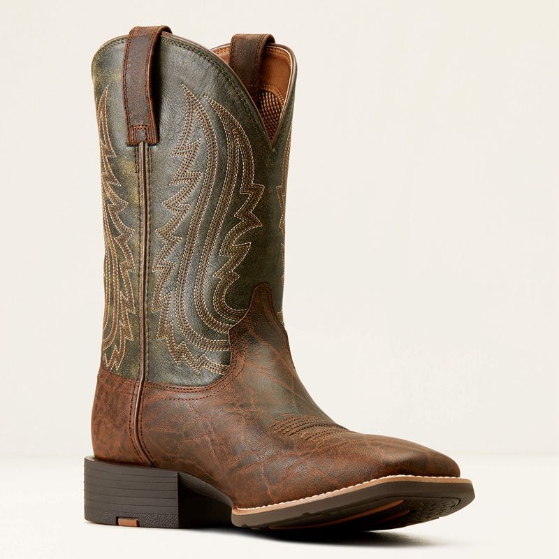 Ariat Sport Big Country Cowboy Boot Vert Homme | FMS-07657598