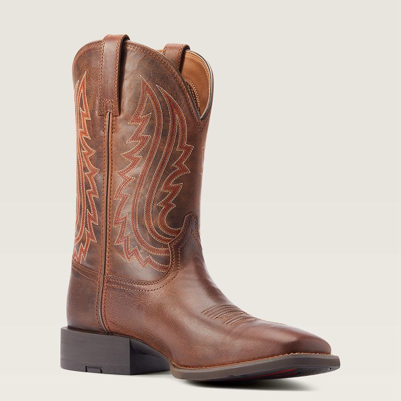 Ariat Sport Big Country Cowboy Boot Almond Buff Homme | TQI-02278731