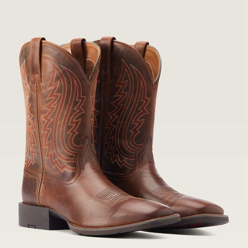 Ariat Sport Big Country Cowboy Boot Almond Buff Homme | TQI-02278731