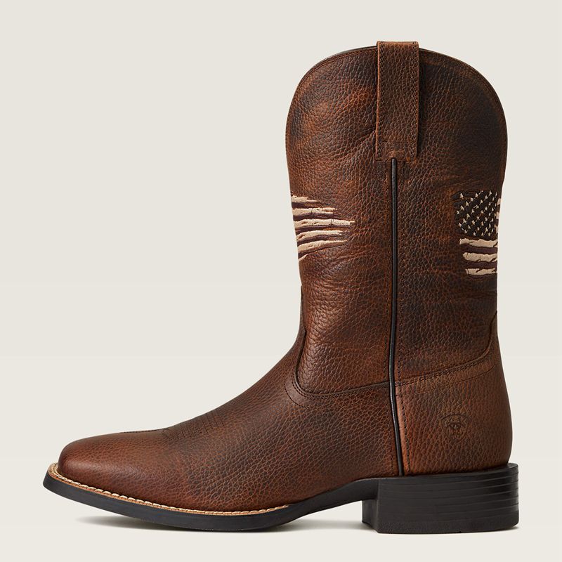 Ariat Sport All Country Western Boot Marron Homme | BXS-24718740