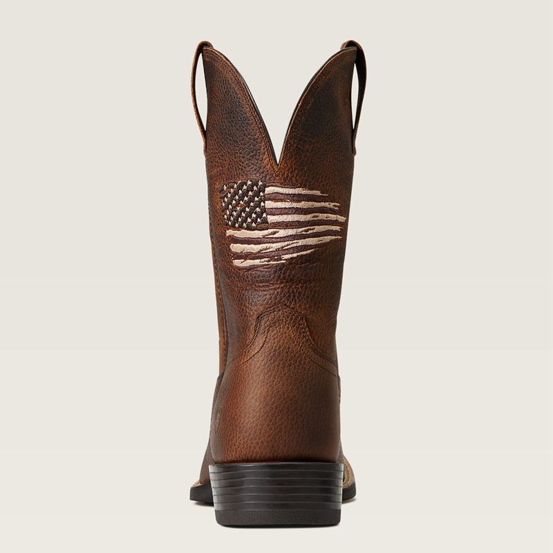 Ariat Sport All Country Western Boot Marron Homme | BXS-24718740