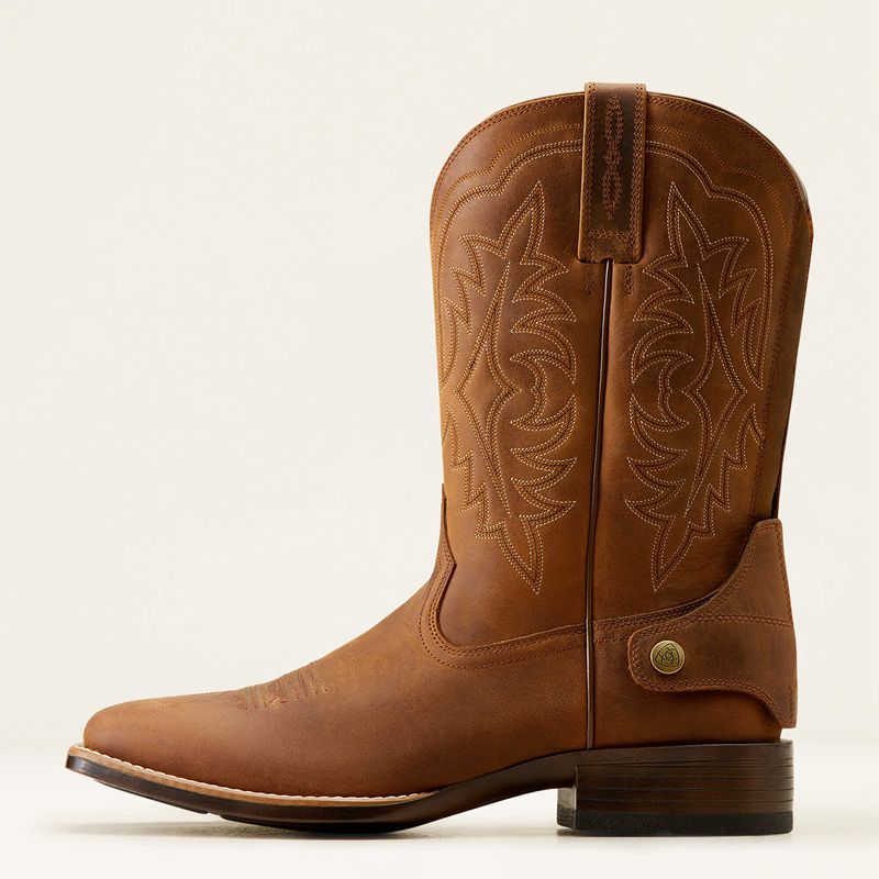 Ariat Ryden Ultra Ez Zip Cowboy Boot Marron Homme | VAE-75023799