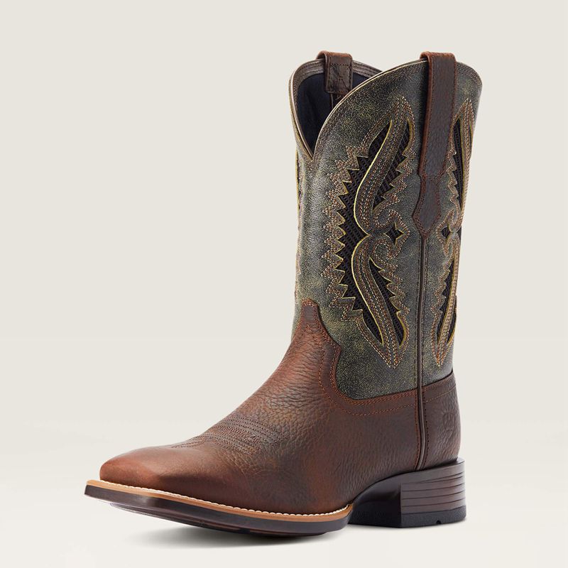 Ariat Rowder Venttek 360° Cowboy Boot Rowdy Rust Homme | ILG-75272897