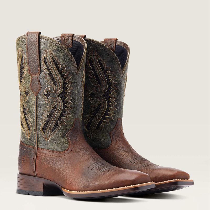 Ariat Rowder Venttek 360° Cowboy Boot Rowdy Rust Homme | ILG-75272897