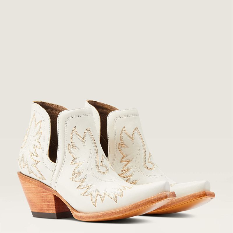 Ariat Dixon Bootie Blanco Femme | AVP-64405734