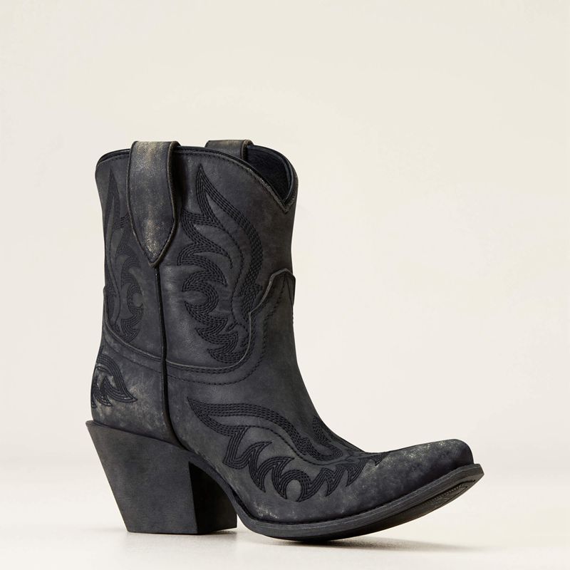 Ariat Chandler Western Boot Noir Femme | AAJ-85728924