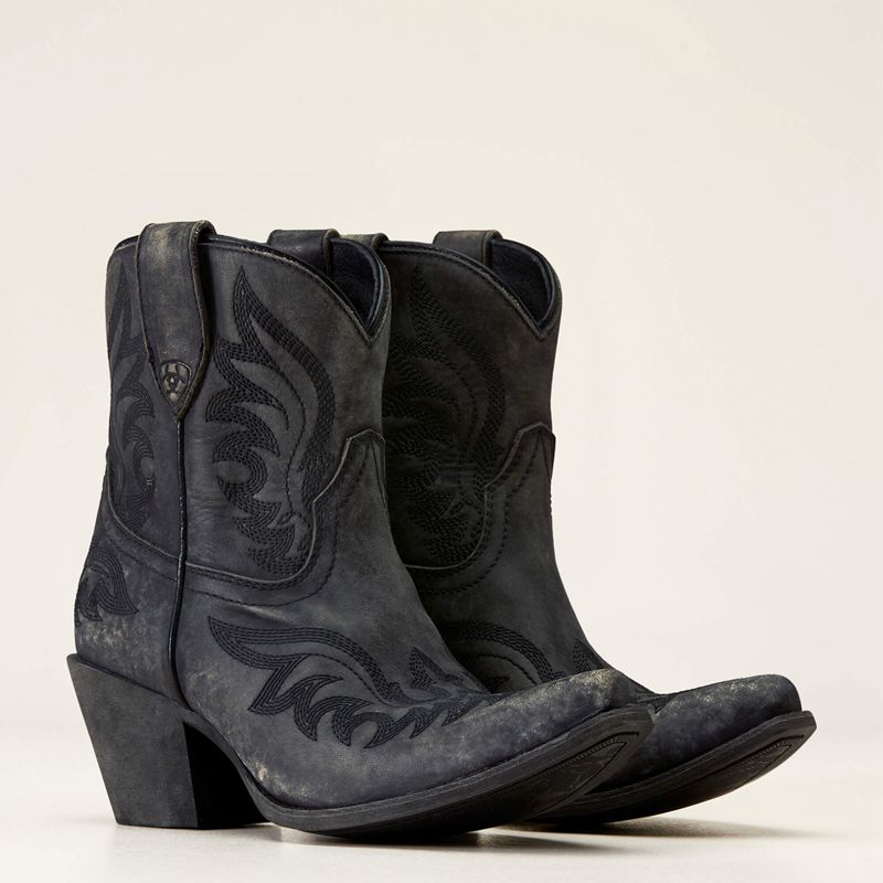 Ariat Chandler Western Boot Noir Femme | AAJ-85728924