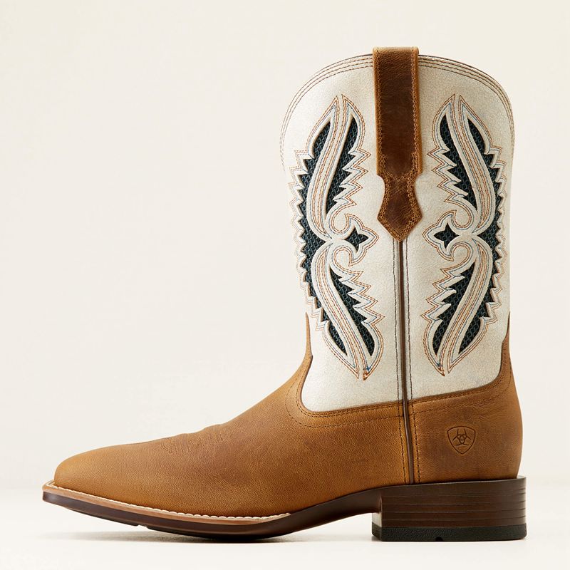 Ariat Rowder Venttek 360° Cowboy Boot Marbled Tan/White Homme | ZXB-26583319