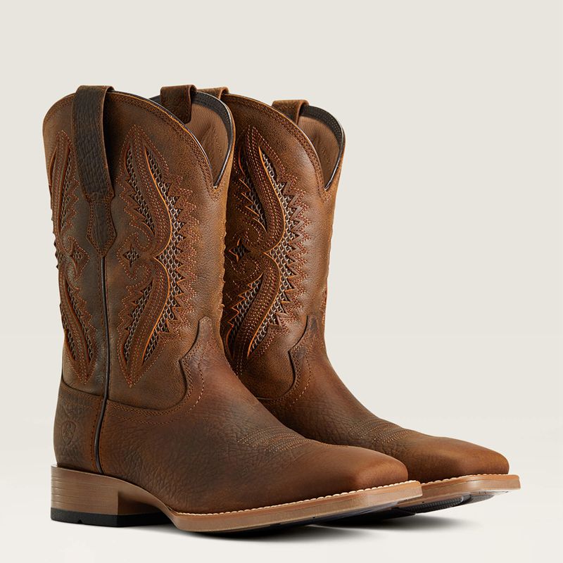 Ariat Rowder Venttek 360° Cowboy Boot Earth Homme | CQN-69556573