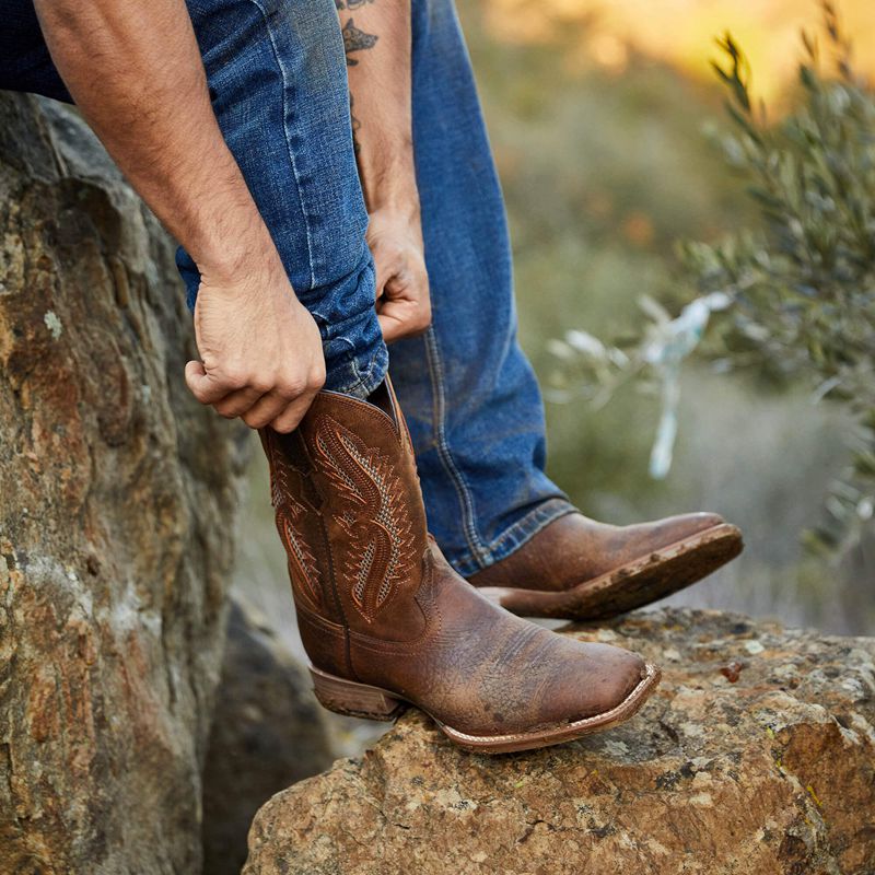 Ariat Rowder Venttek 360° Cowboy Boot Earth Homme | CQN-69556573