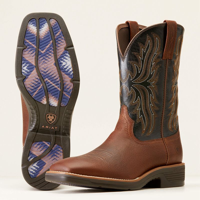 Ariat Ridgeback Cowboy Boot Deepest Clay Homme | XWV-79321239